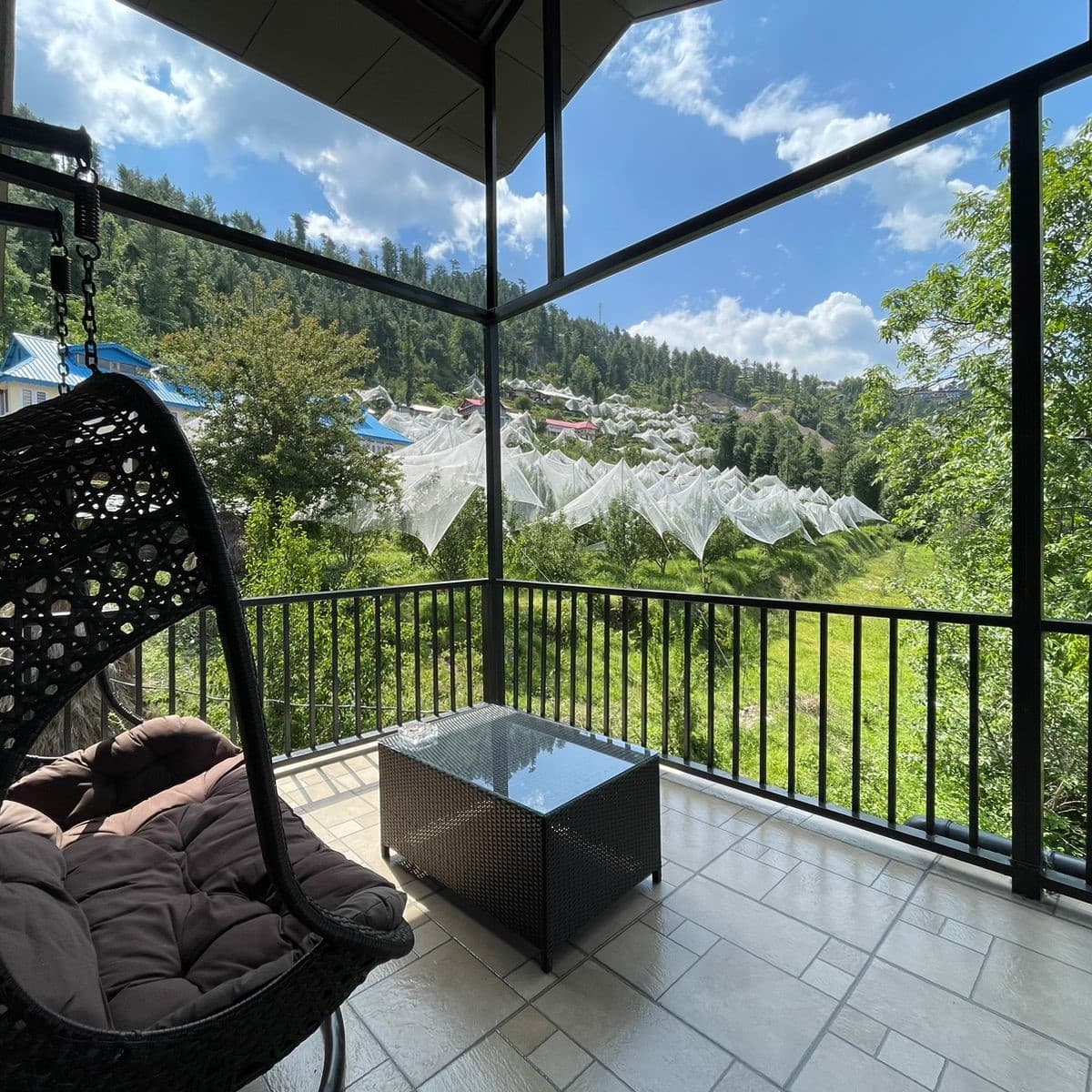 Common Balcony With Swing